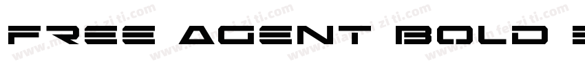 Free Agent Bold Expanded字体转换